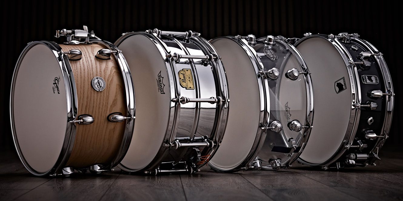 Check out those grains on the Pearl 14 x 6.5” solid shell ash