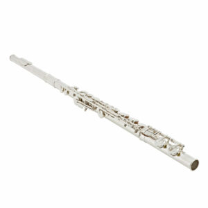 Pearl 665E Quantz Flute at an angle 