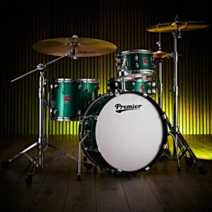 The Premier Artist Club 100 kit with green lights behind