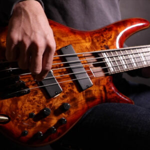 Ibanez SRMS806 Multi Scale 6 String Bass, Brown Topaz Burst