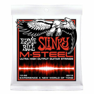 Ernie Ball Skinny Top Heavy Bottom Slinky M-Steel Set, 10-52