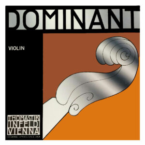 Thomastik Dominant Violin String Set, Aluminium E, 4/4 Size, Medium