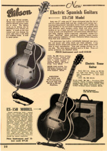 Gibson ES guitars advertisement 