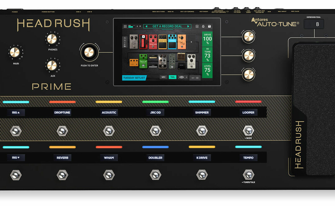 HeadRush PRIME – A New Powerful Guitar/Vocal Effects Processor