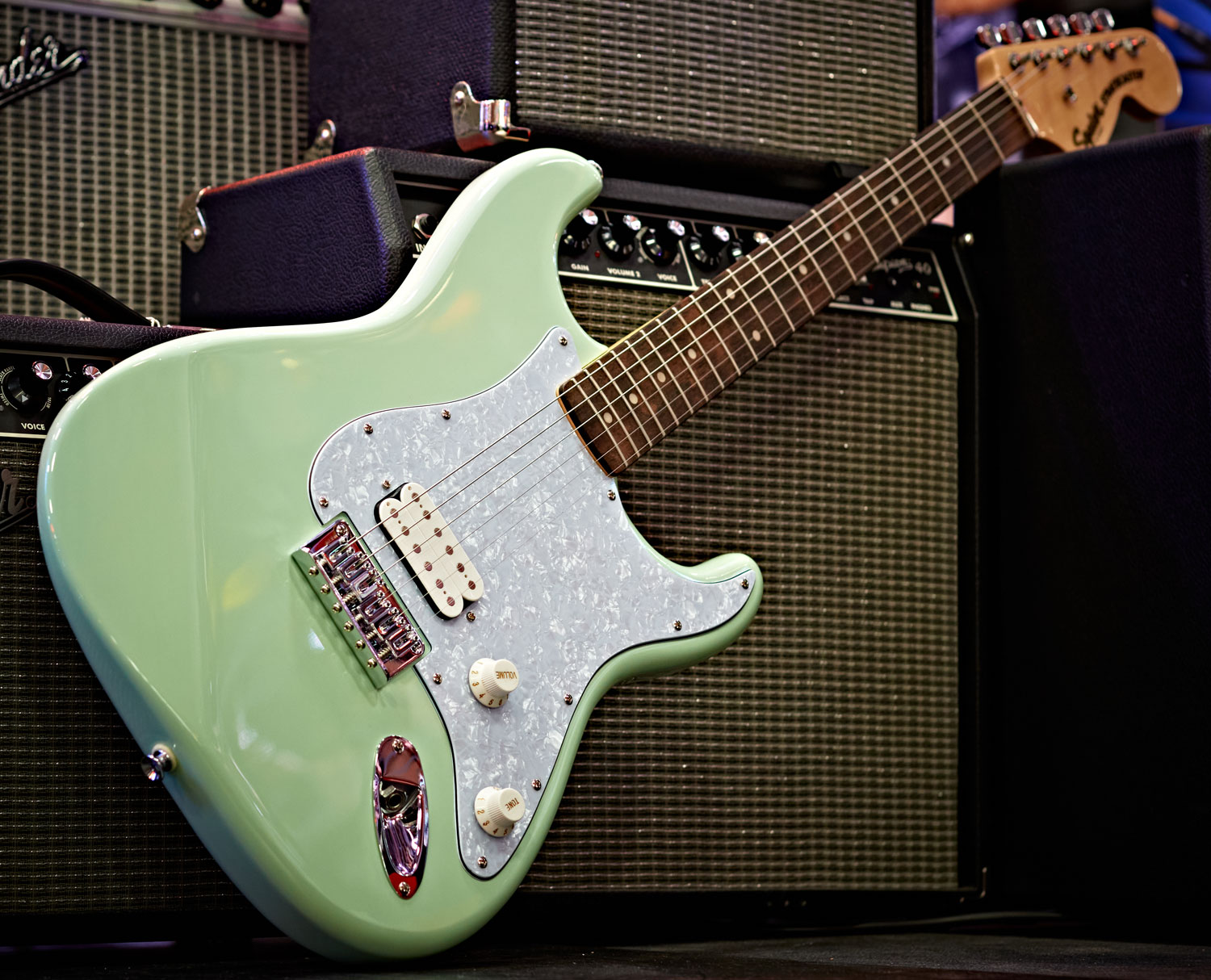 Squier FSR Affinity Stratocaster H HT, Surf Green