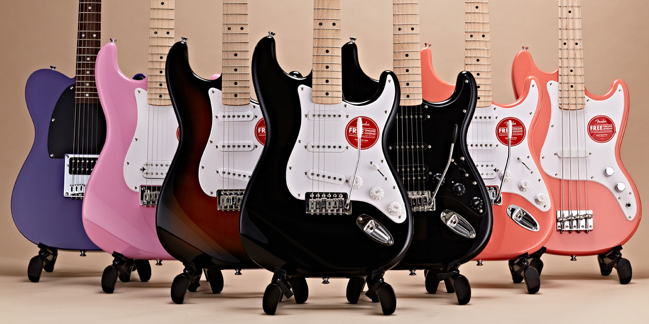 Introducing the Brand New Squier Sonic Series! Gear4music