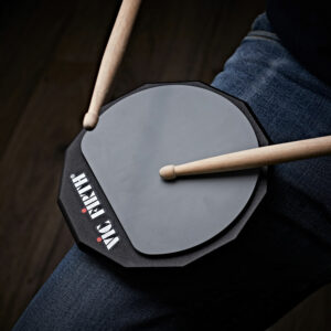 Vic Firth 12'' Double Sided Practice Pad with Soft and Hard Rubber