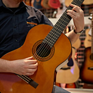 Folk and classical acoustic guitars for beginners