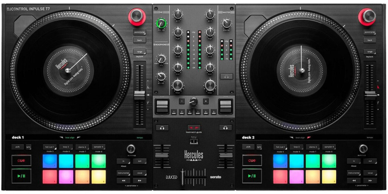 Hercules DJControl Inpulse T7: Hercules Takes on Vinyl with Its Most  Premium DJ Controller Ever - Hercules