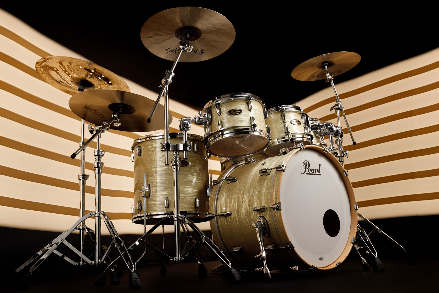 Pearl Reference Pure 4-Piece Shell Pack - Matte Olive Burst