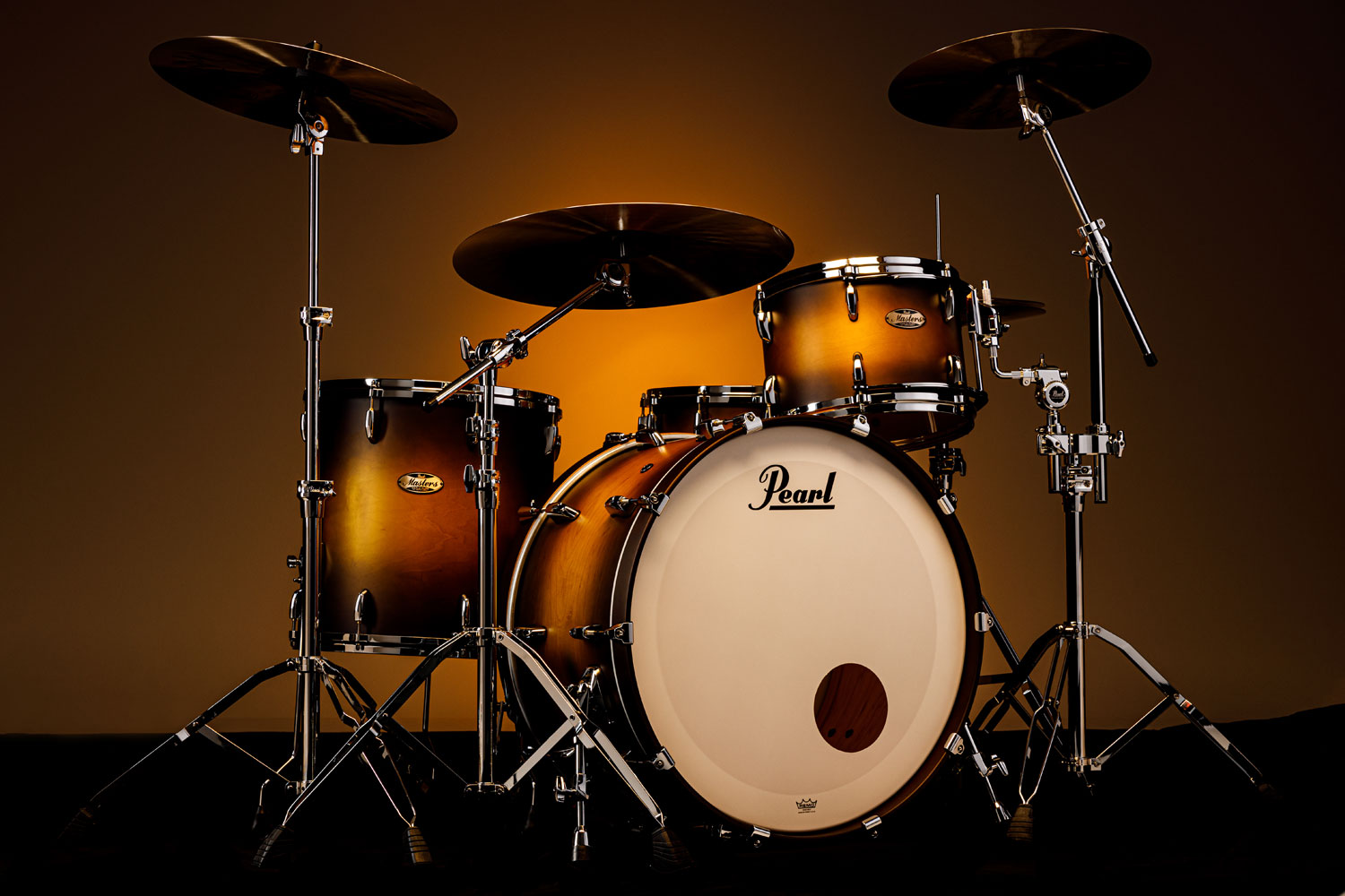 Pearl Masters Maple Pure 831 Matte Olive Burst