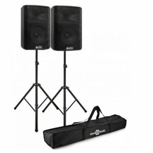 Alto TX308 350 Watt Active Speakers With Stands, Pair