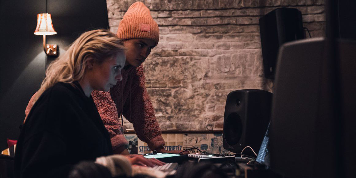 Genelec monitors in a studio