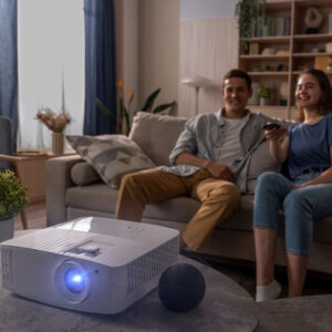 Laser Projectors vs. Lamp Projectors - Lamp DLP projector lifestyle