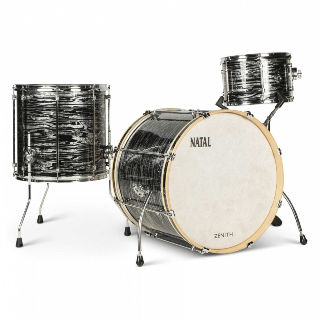 The 13 Best Drum Kits 2024 Our Favourite Acoustic Sets   Natal Zenith 22 3pc Shell Pack Forge Black 1024x1024 