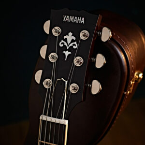Yamaha electric guitar headstock