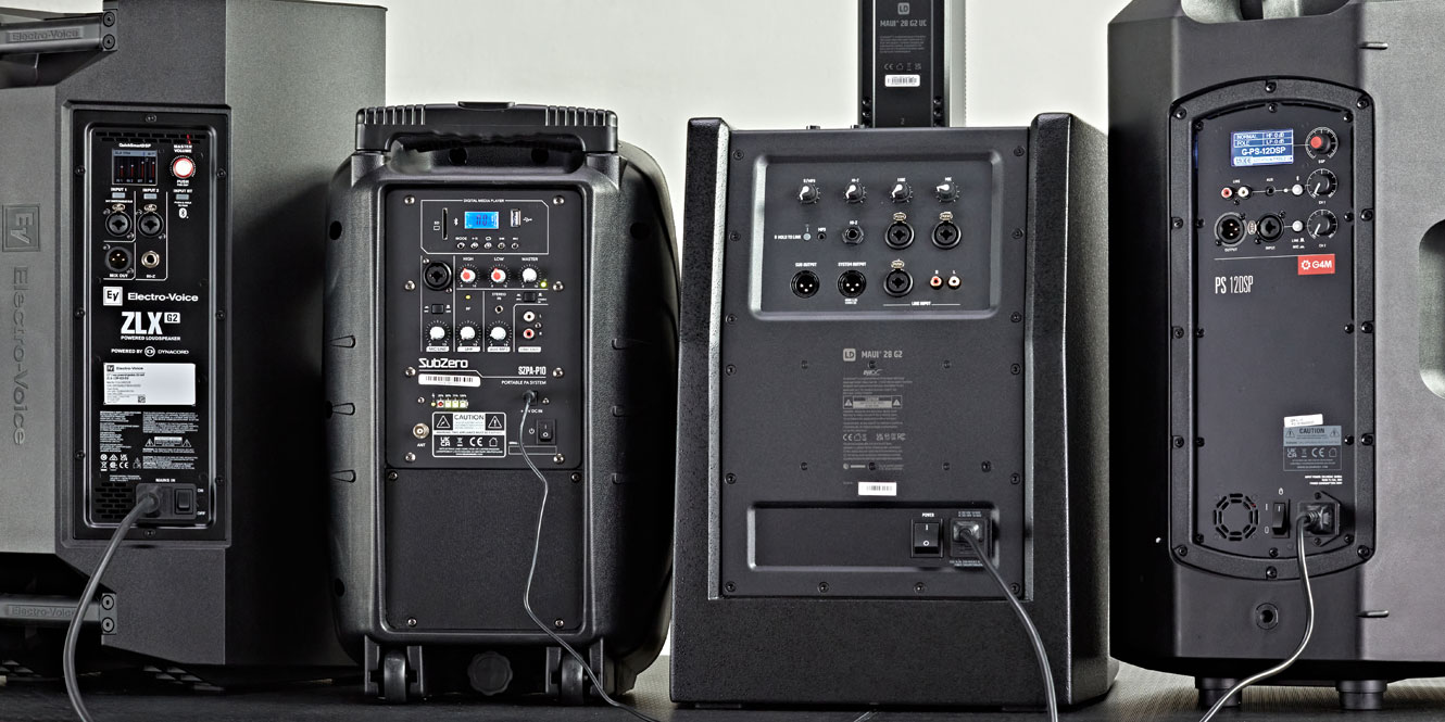 PA systems - inputs, outputs and controls