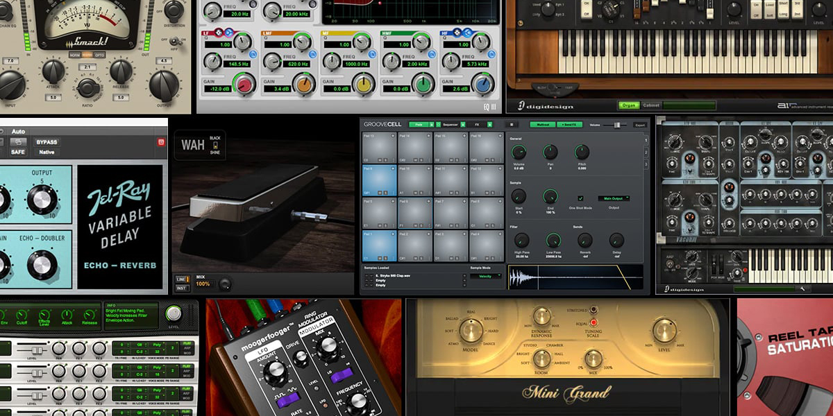 Pro Tools plugins and virtual instruments
