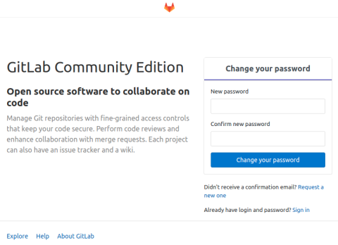 gitlab init