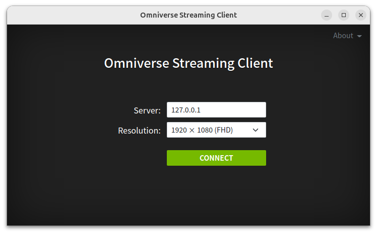 Omniverse-Streaming-Client-connect