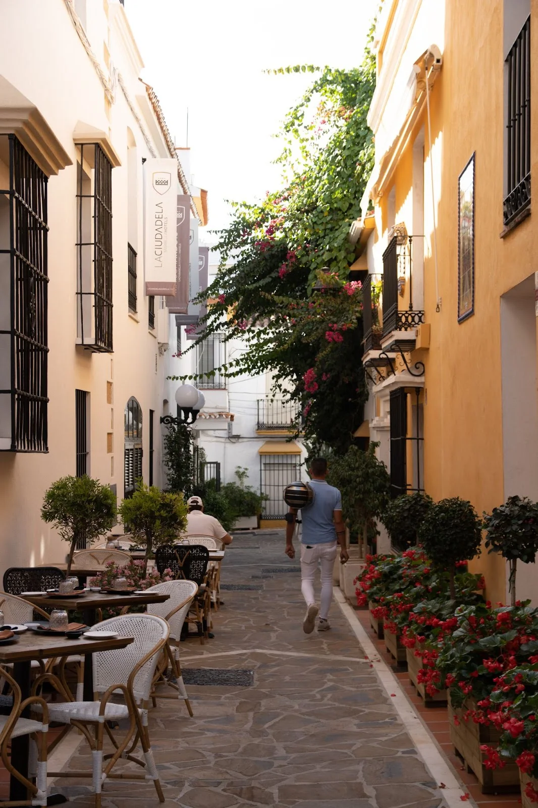 Beauty is everywhere around Marbella's old town streets