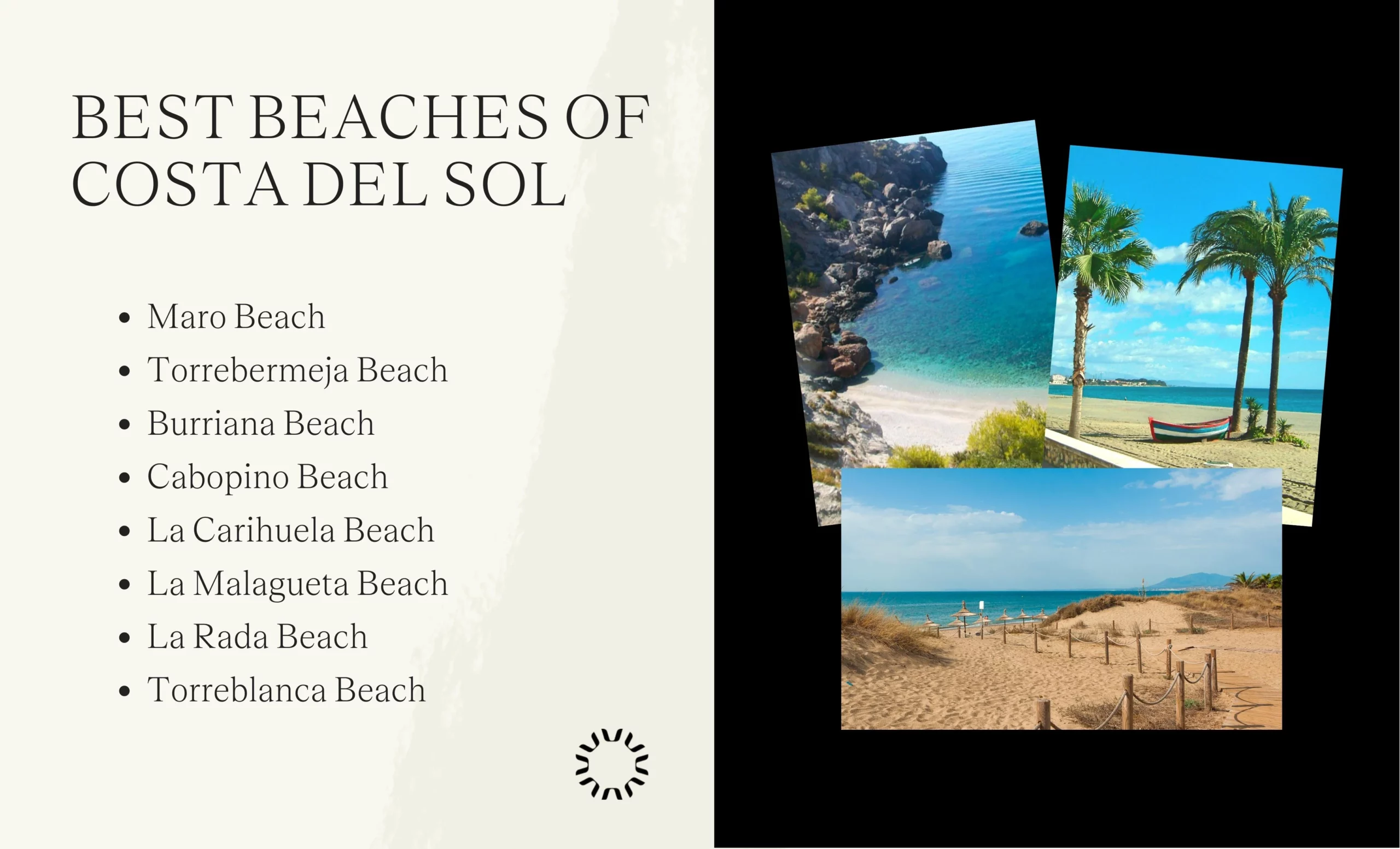 Best beaches of Costa del Sol