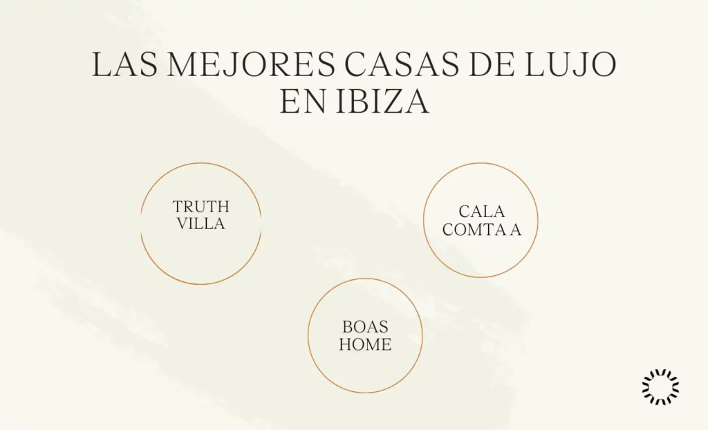 Las mejores casas de lujo en Ibiza