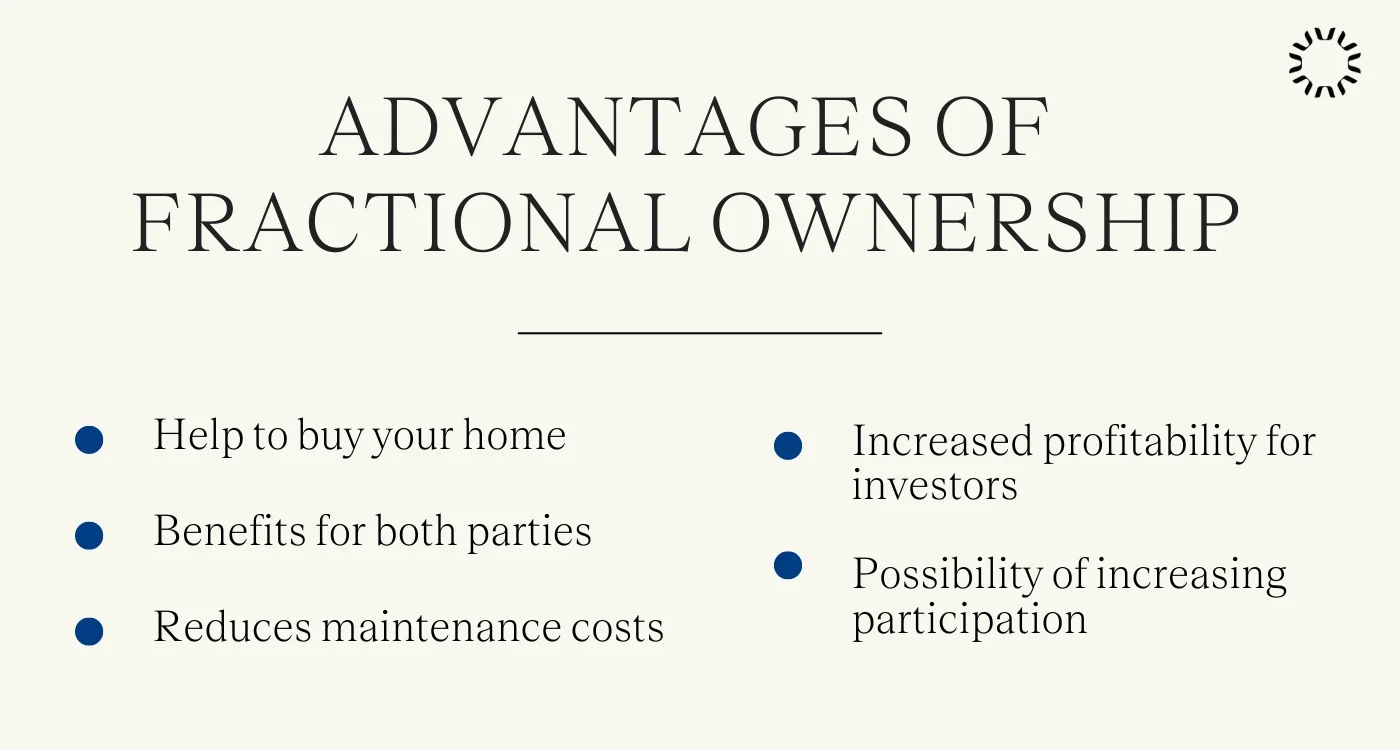 Advantages of fractional ownership