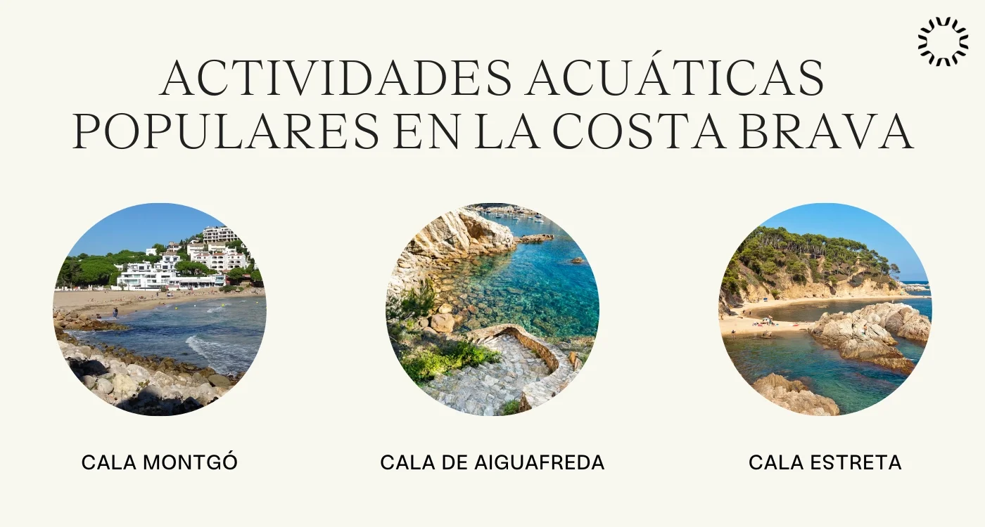 Actividades acuáticas populares en la Costa Brava