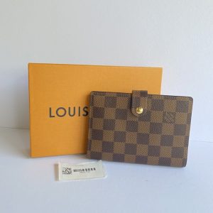 Damier brown Louis Vuitton men's bi fold wallet preorder from