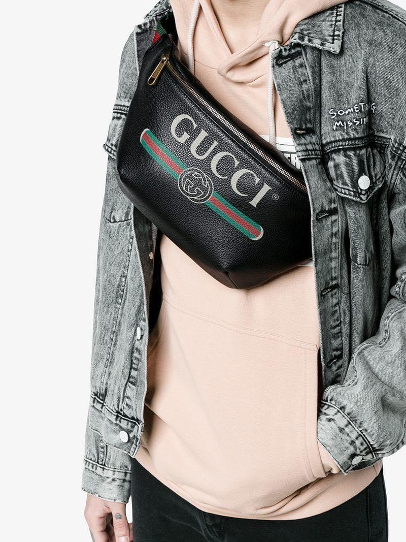 kandidatskole kobling sød Gucci Print leather belt bag - BrandConscious Authentics