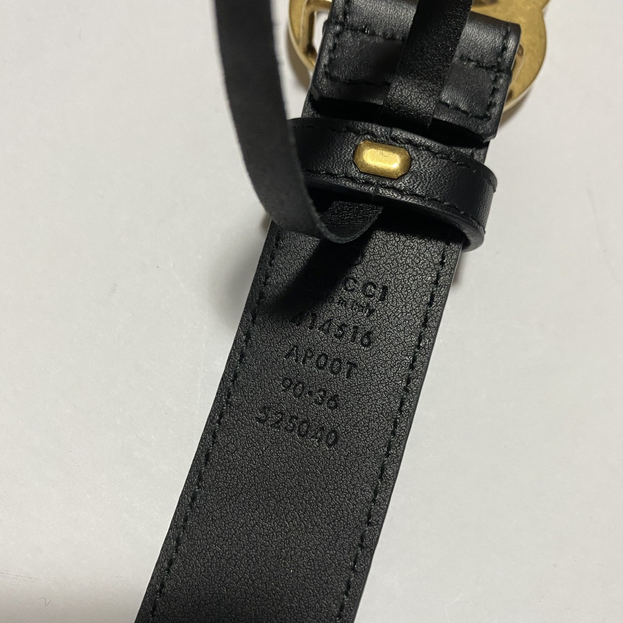 gucci belt code