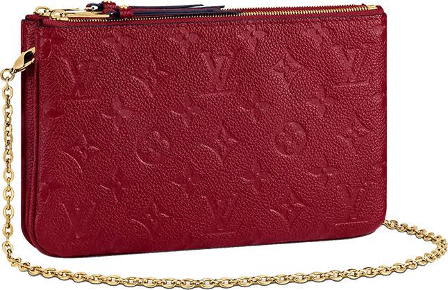 Louis Vuitton DOUBLE ZIP POCHETTE Marine Rouge - BrandConscious Authentics