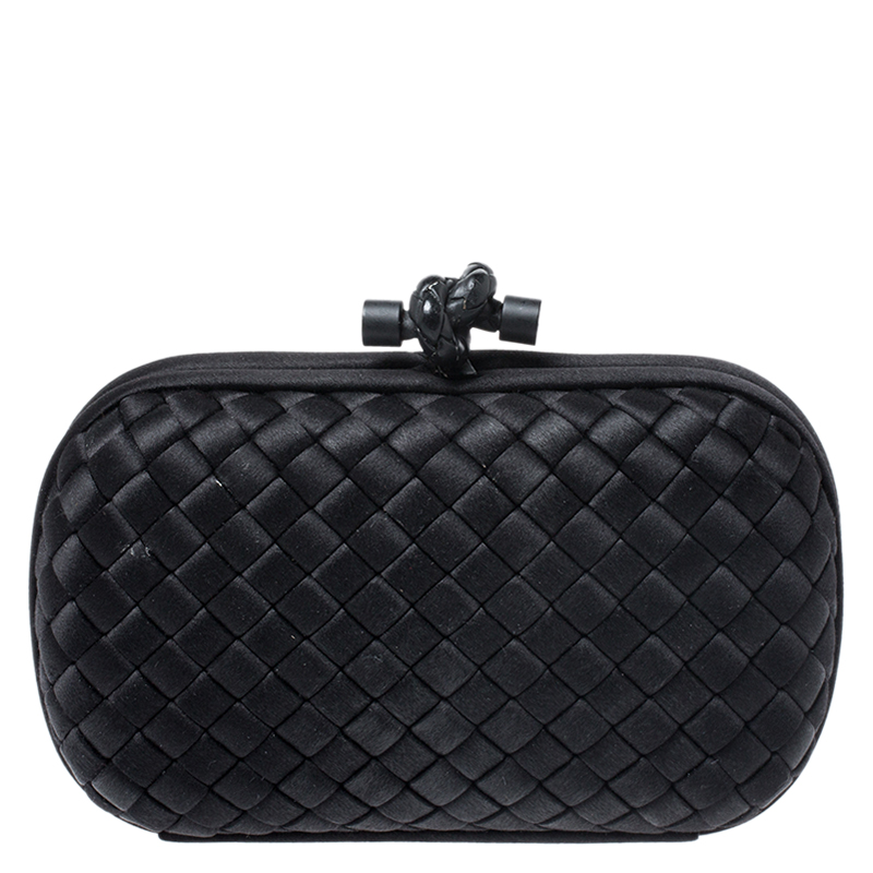 Buy Pre-owned & Brand new Luxury Bottega Veneta Intrecciato Bruciato Knot  Clutch Online