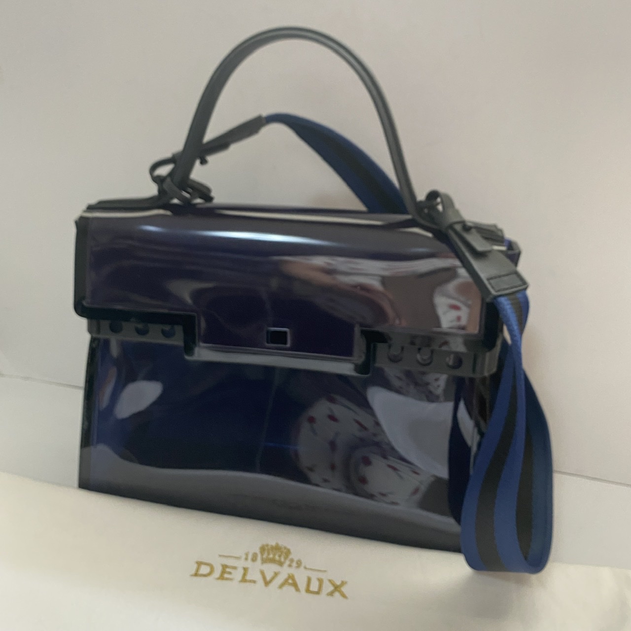 DELVAUX Dark Night / Tempête limited edition bag in…