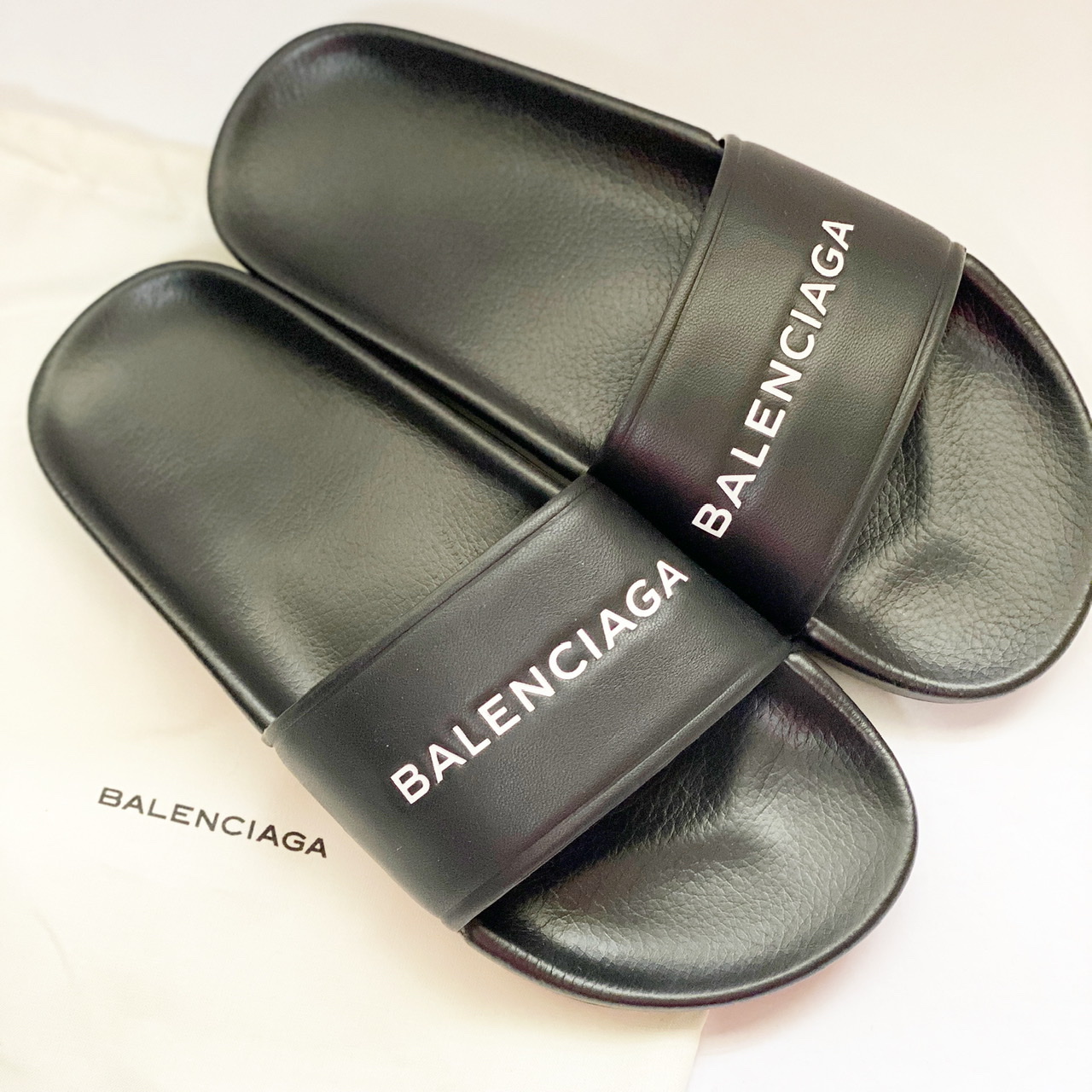 Balenciaga Leather Slides 36 - BrandConscious Authentics