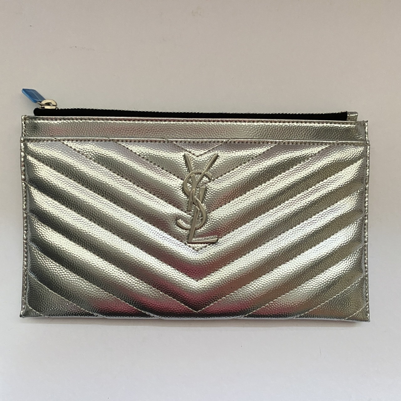 Ysl monogram bill pouch, Luxury, Bags & Wallets on Carousell