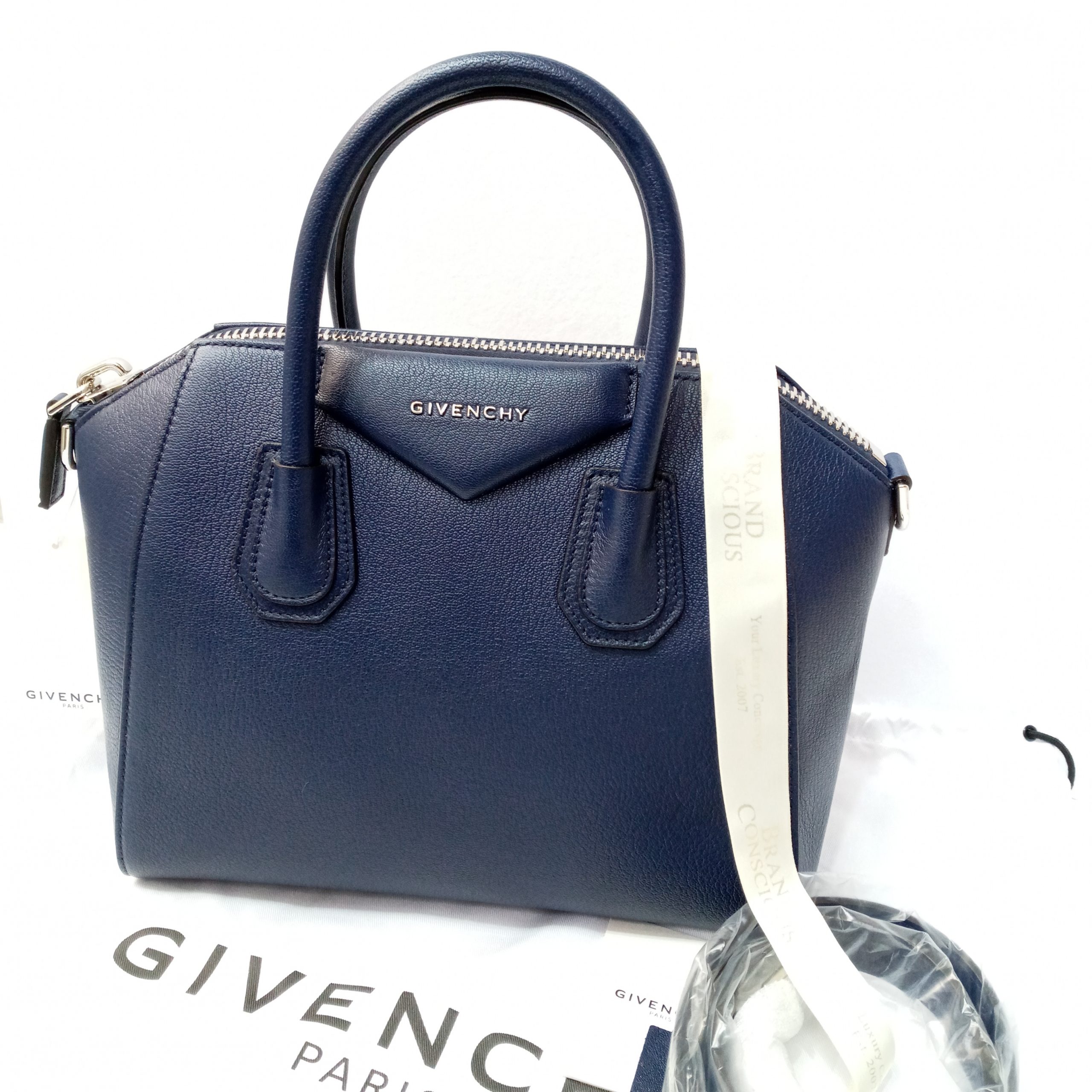 Givenchy Antigona Small Navy - BrandConscious Authentics