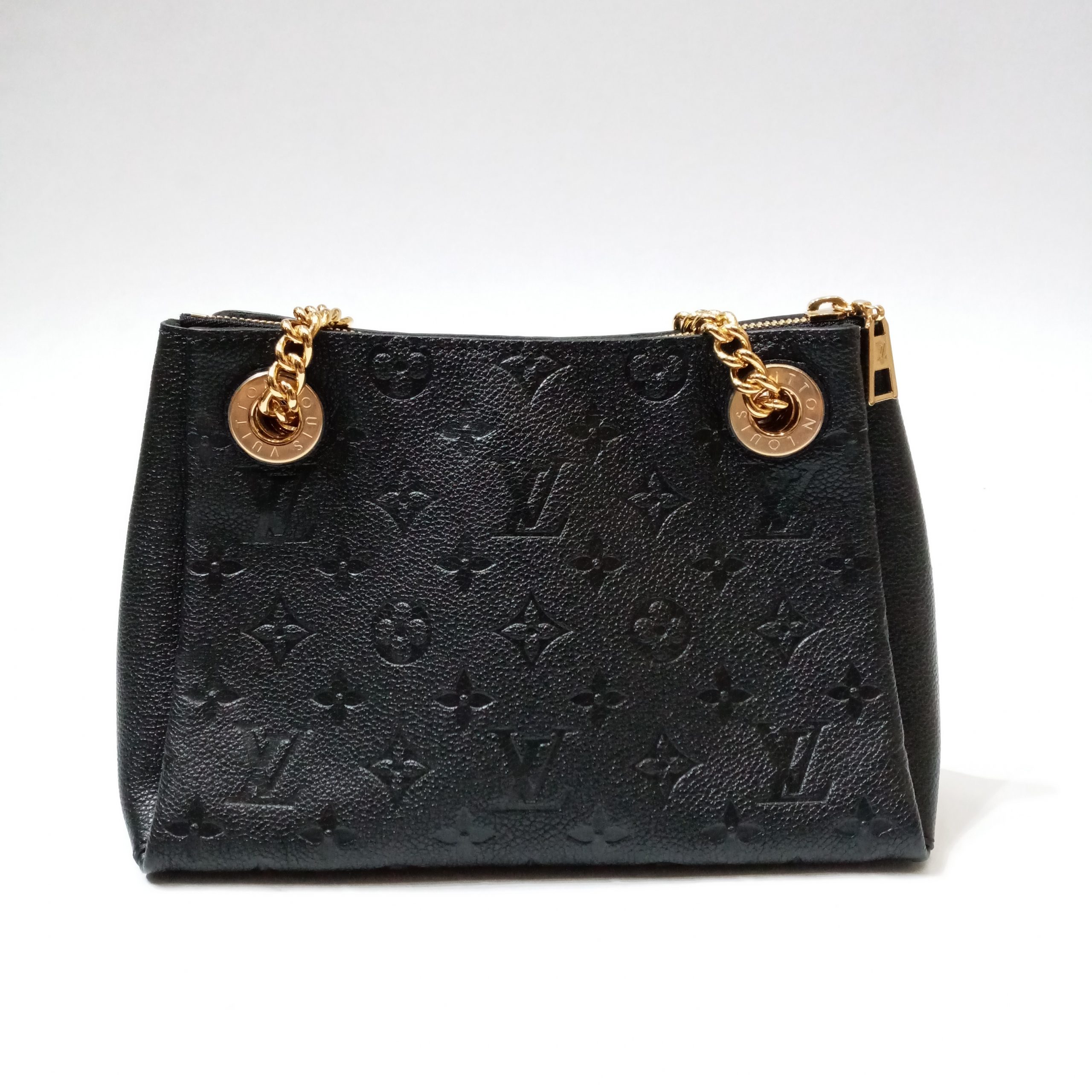 Louis Vuitton Black Monogram Empreinte Surene BB Leather Pony