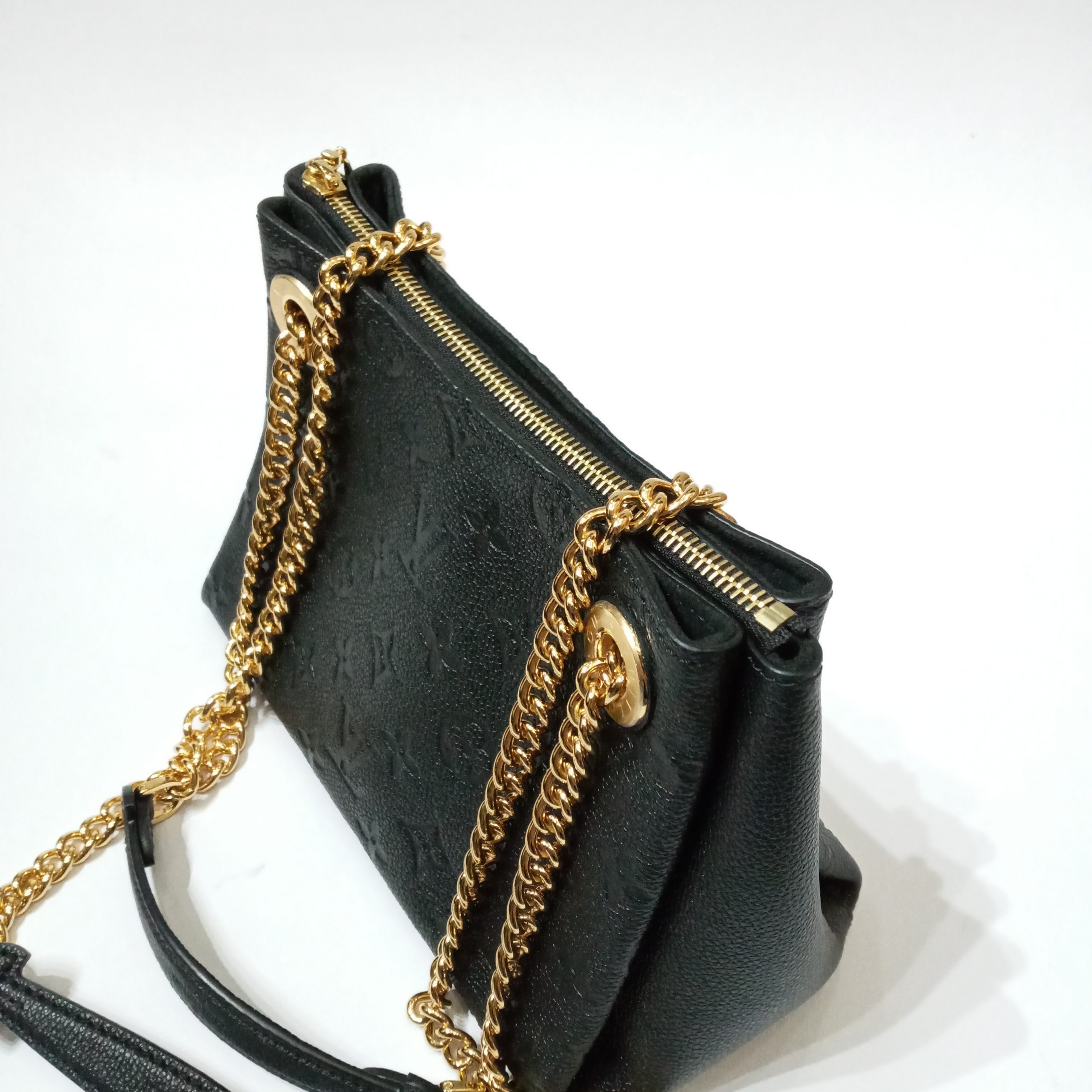 Louis Vuitton, Bags, Louis Vuitton M43748 Surene Bb Monogram Empreinte  Noir Chain Shoulder Bag