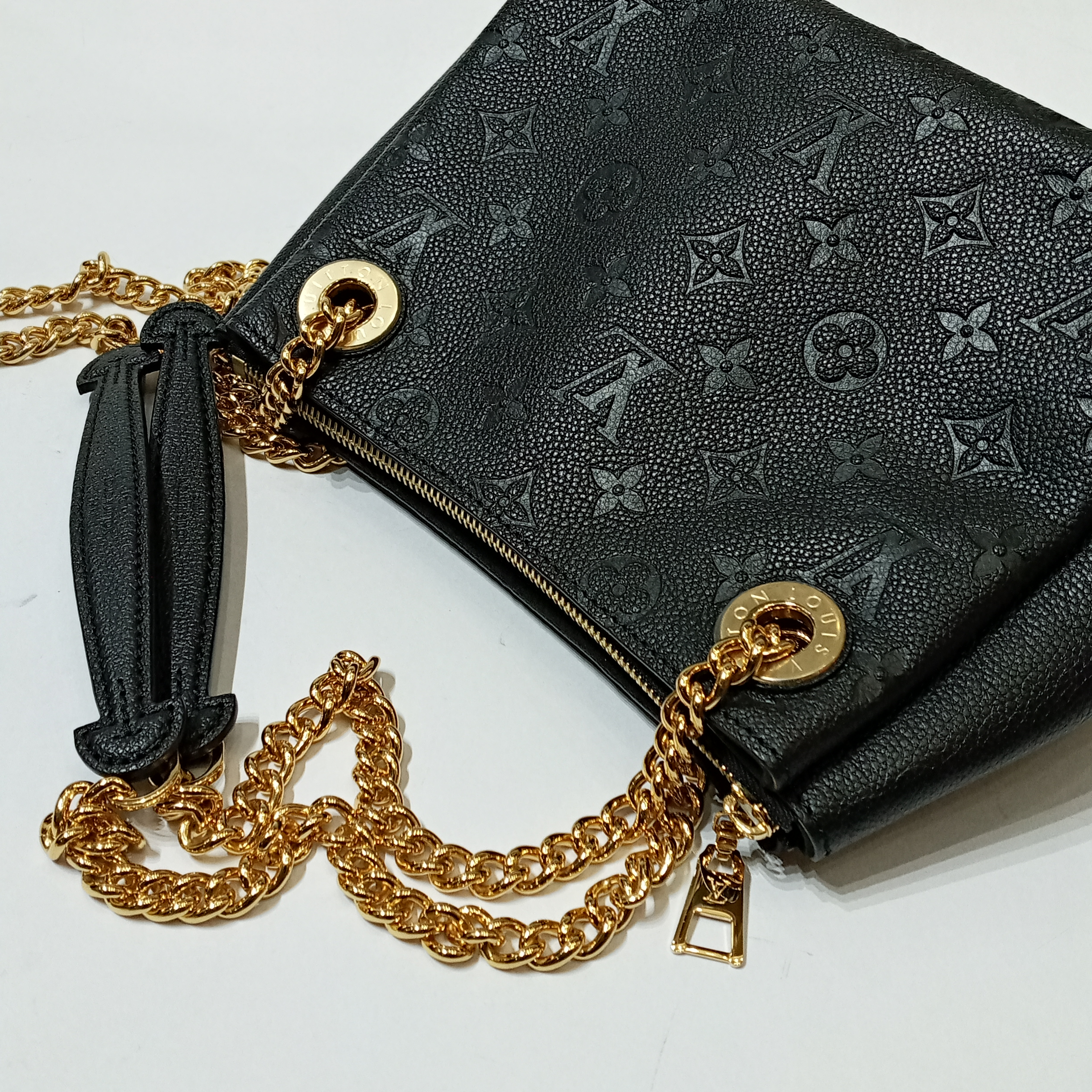 Louis Vuitton Surene BB Monogram Empreinte Chain Shoulder Bag