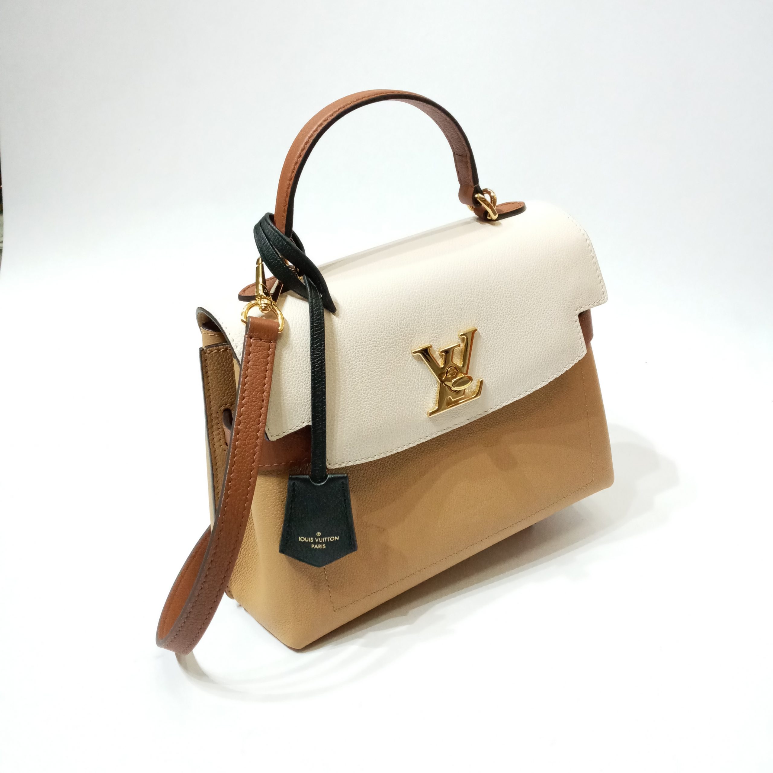 Louis Vuitton Lockme Ever BB Smokey/Quartz in Calfskin Leather