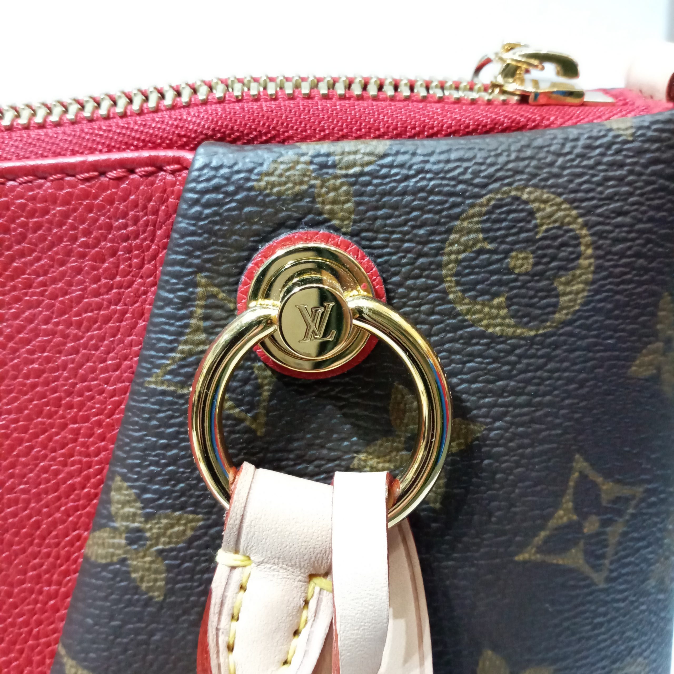 Louis Vuitton V Tote MM Cerise - BrandConscious Authentics