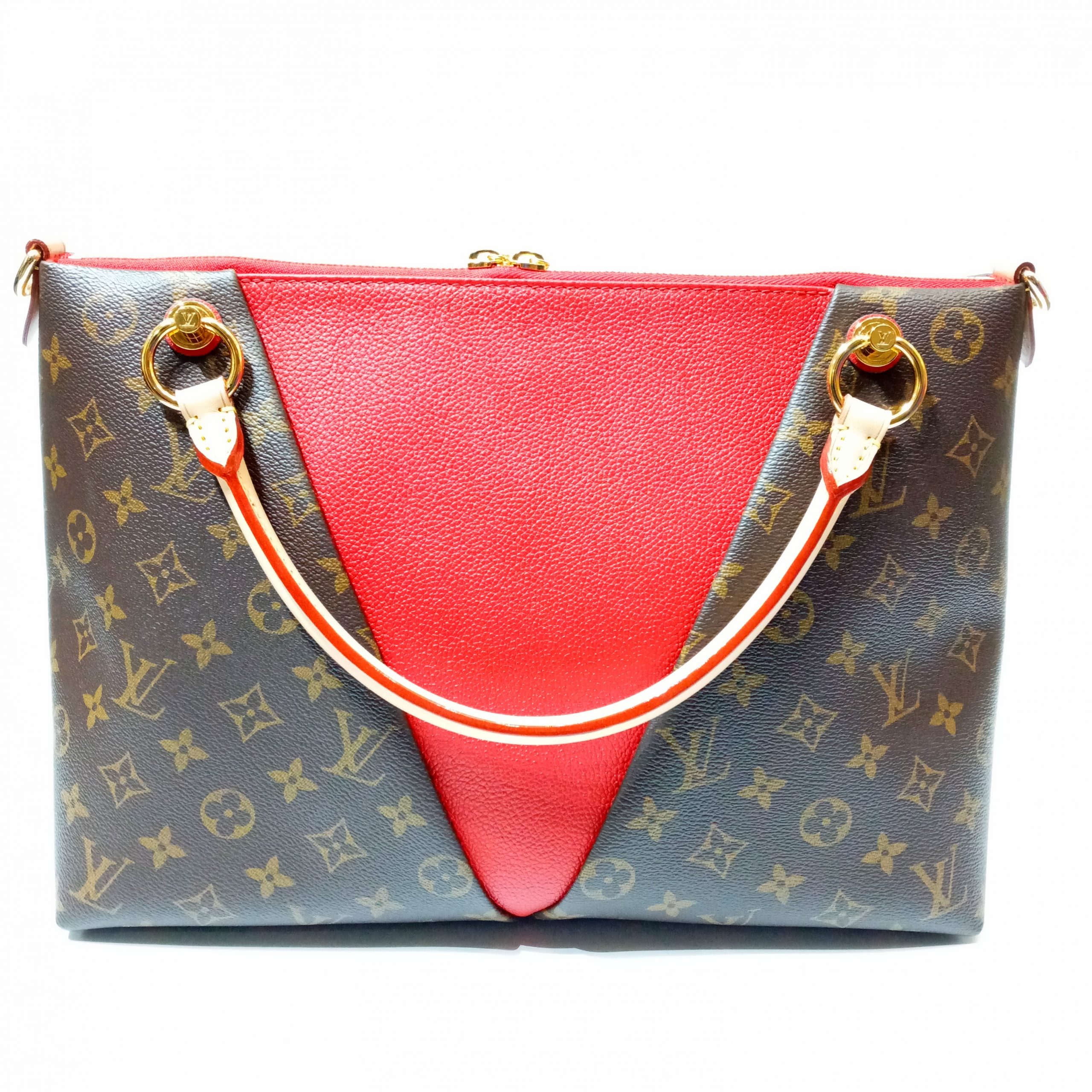 Louis Vuitton V Tote MM Cerise - BrandConscious Authentics