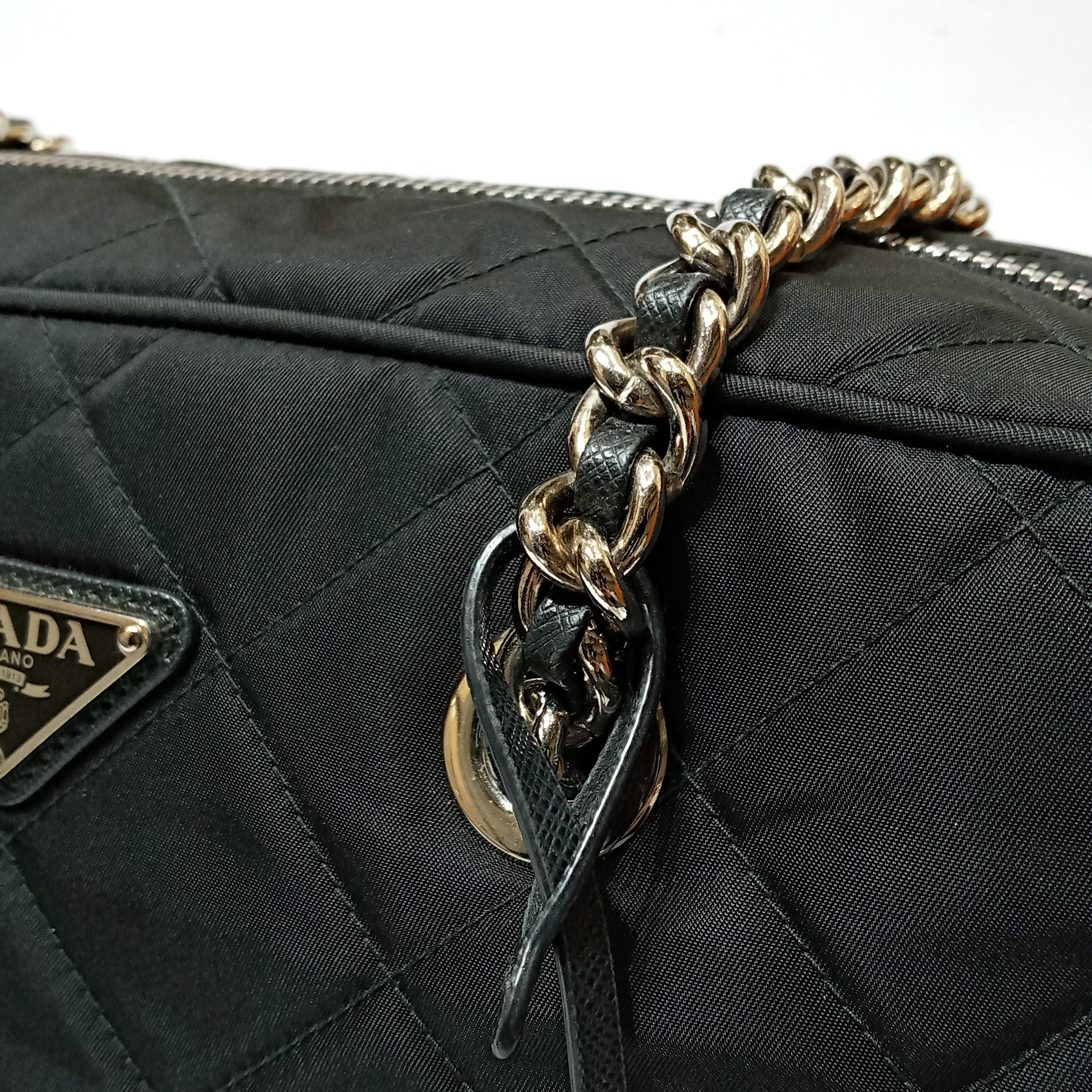 Prada 1BB903 Tessuto Impuntu Nero - BrandConscious Authentics