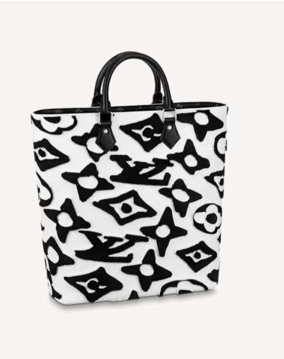 Louis Vuitton Black And White Tufted Monogram Canvas LVxUF