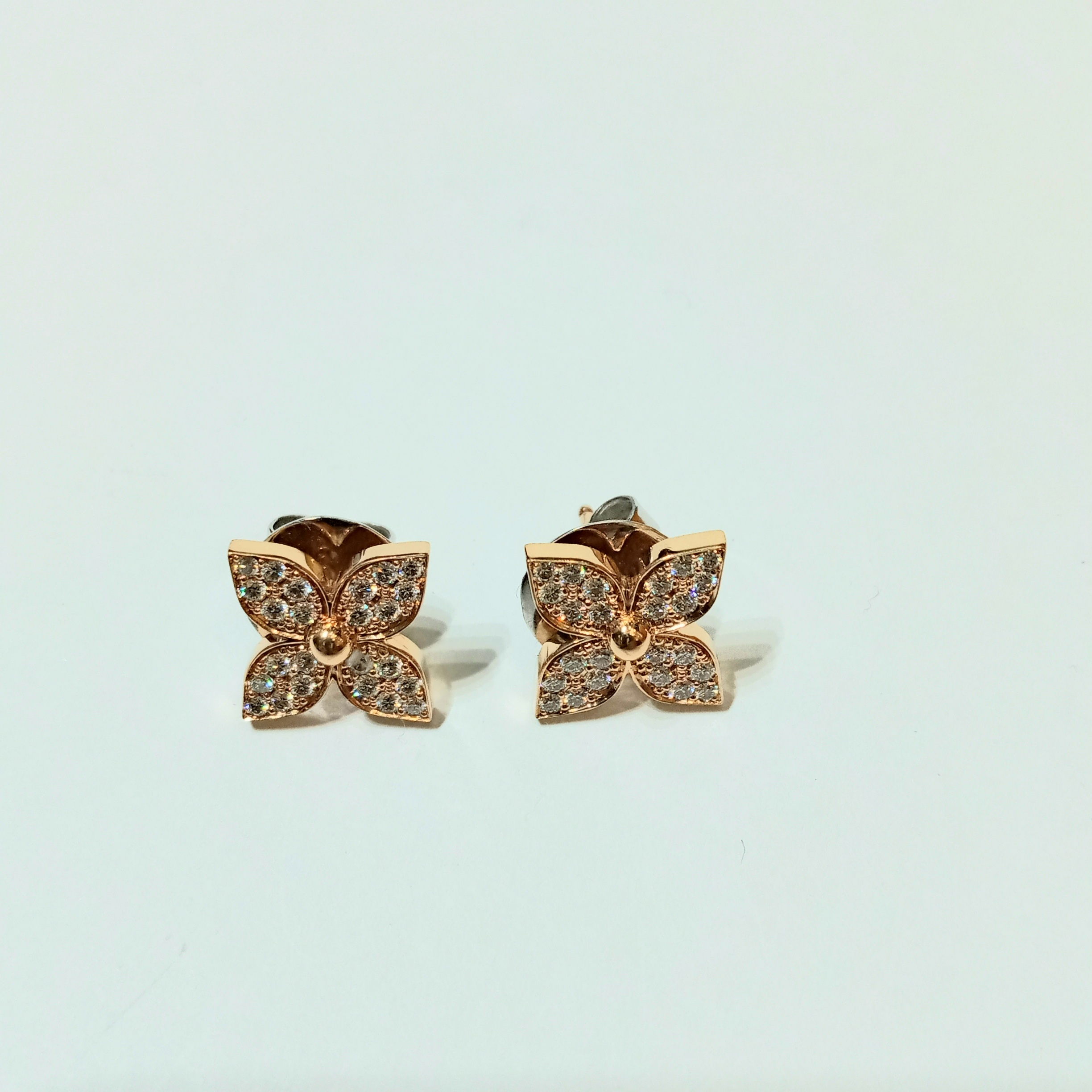 LV Fine Jewellery Star Blossom Earrings Studs with Diamonds in 18K Pin –  Brands Lover