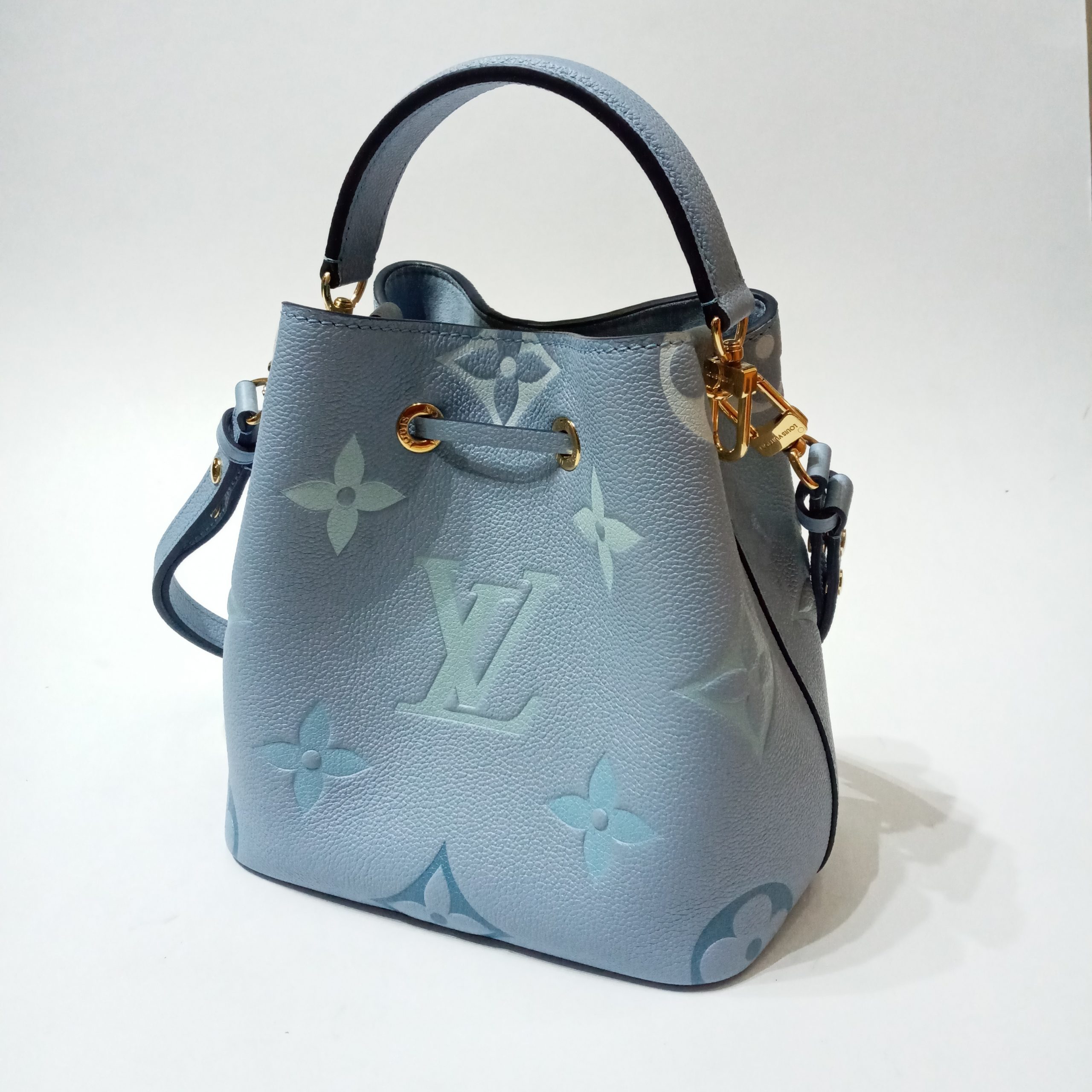 Louis Vuitton Neonoe BB Blue in Coated Canvas with Gold-tone - US