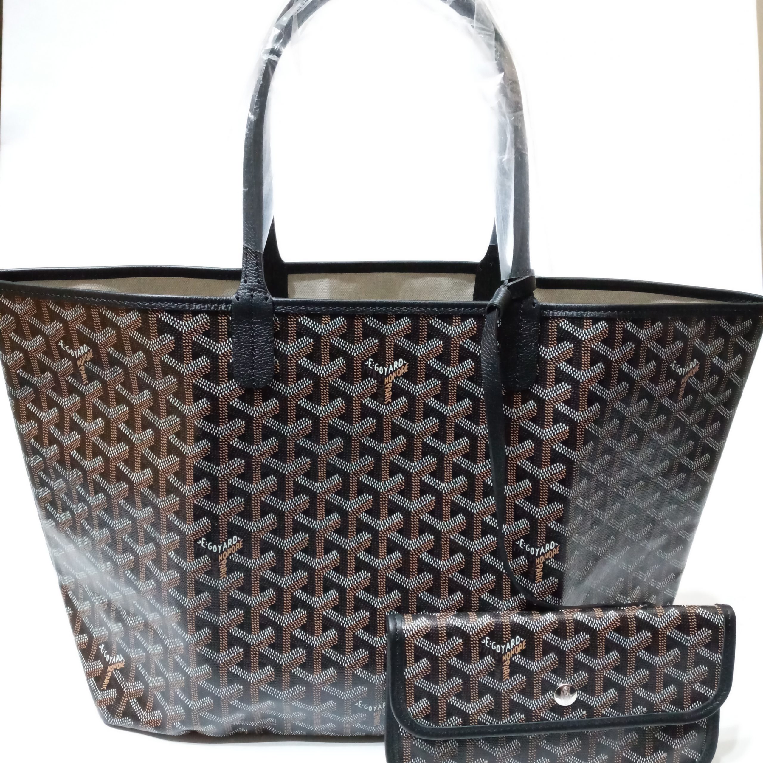 NEW AUTHENTIC GOYARD St Louis PM Tote Black/Tan, Luxury, Bags & Wallets on  Carousell