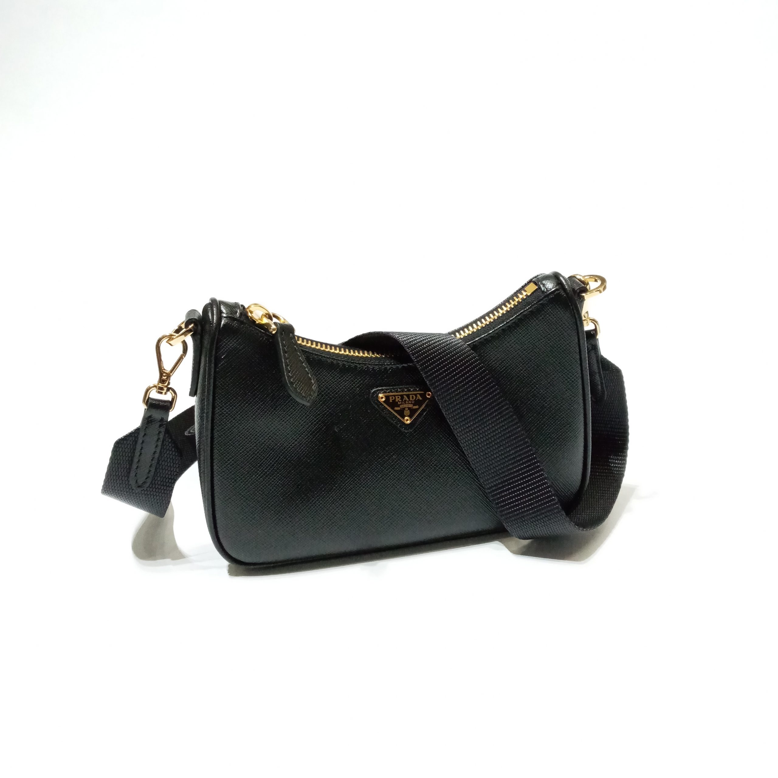 prada 1bh174 saffiano mini bag black Archives - BrandConscious